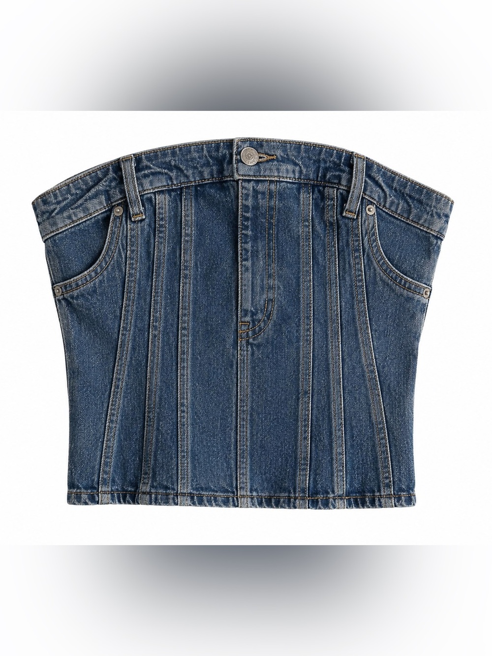 H&M Denim Bustier NEVER WORN